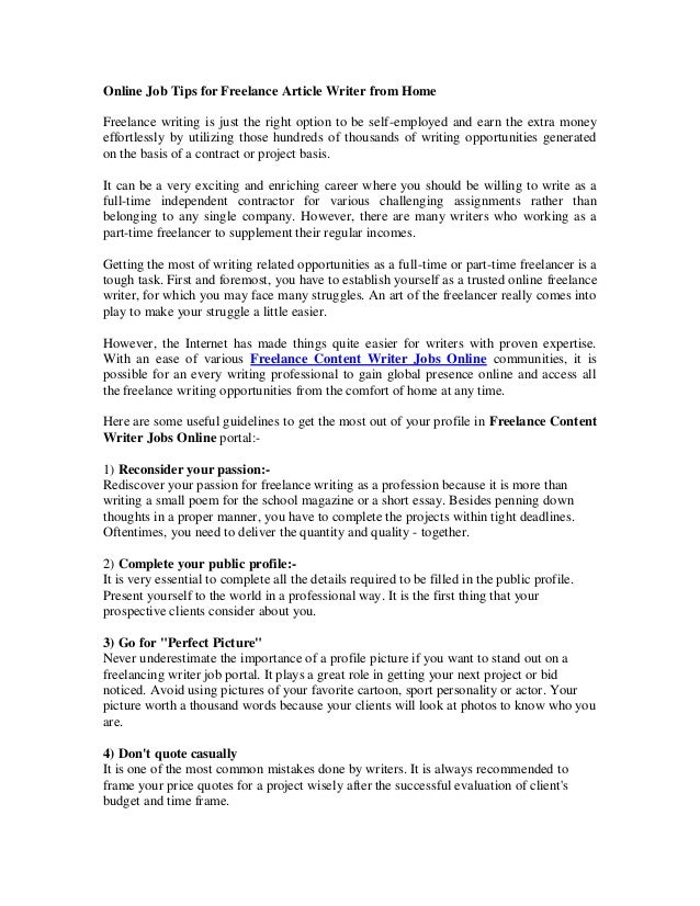 10 Freelance Writing Jobs For Beginners Websites in article writing job